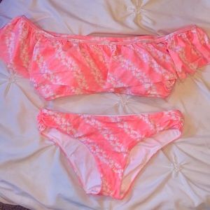 Victoria’s Secret bikini swim set off shoulder